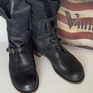 Vintage Shoe Company Womens Jennifer Tanker Boot